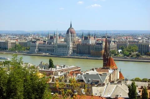 View of budapest Stock Photos