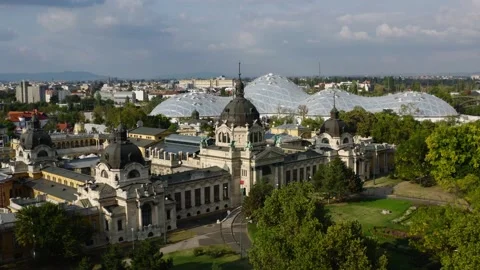 View of Budapest from the sky Stock-Footage 196875867