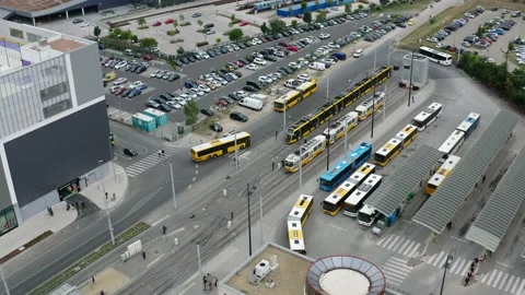 View of Budapest from the sky 库存影片 196876006