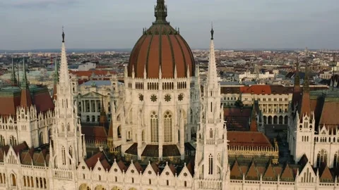 View of Budapest from the sky Stock-Footage 196876638