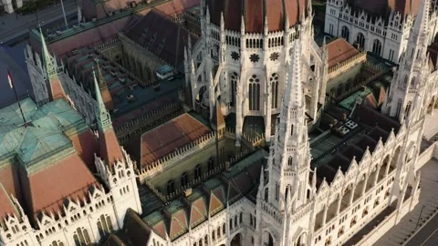 View of Budapest from the sky Stock-Footage 196876639