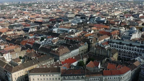 View of Budapest from the sky Stock-Footage 196876666