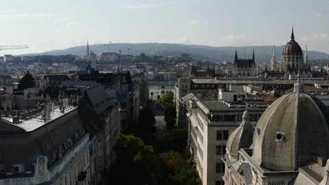View of Budapest from the sky Stock-Footage 196876667