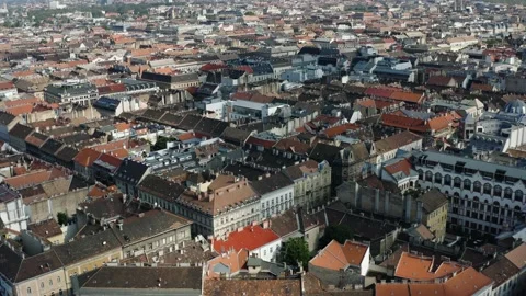 View of Budapest from the sky 库存影片 196876672