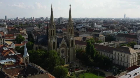 View of Budapest from the sky Stock-Footage 196876745