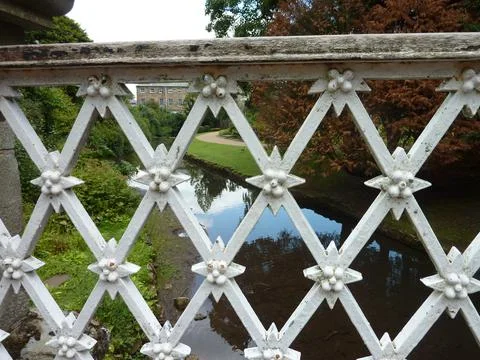 View of Building Through Bridge Stock Photos