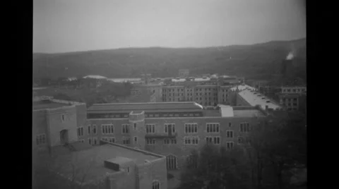 View of building tops Stock Footage 37594171