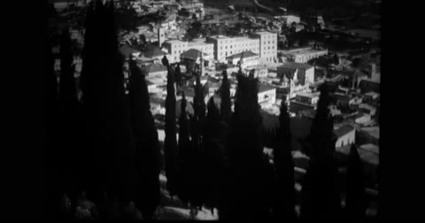 View of buildings in city Stock Footage
