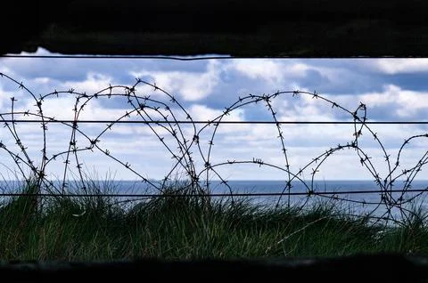 View from the bunker Stock Photos