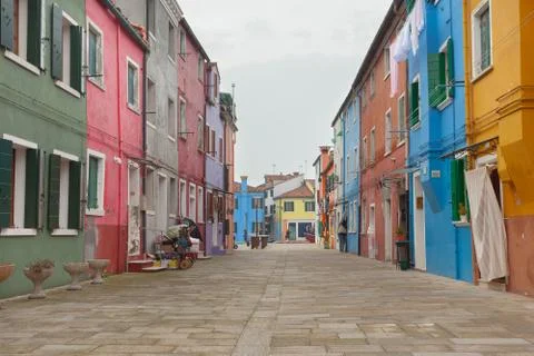 View from the Burano island, Venice Stock Photos