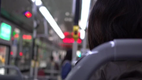 The view in the bus. Stock Footage 100410229