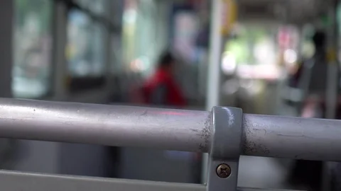 The view in the bus. Video stock 100669070