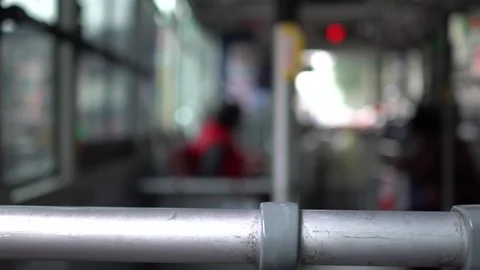 The view in the bus. Video stock 100669421