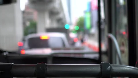 The view in the bus. Stock Footage 100677542