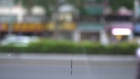 The view in the bus. Stock Footage 100677699