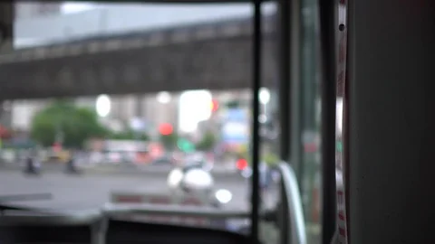 The view in the bus. Stock Footage 100677775