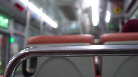 The view in the bus. Stock Footage 105055840