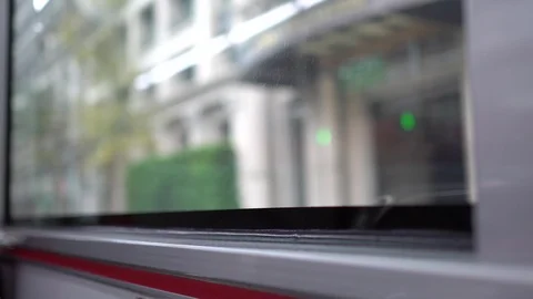 The view in the bus. Stock Footage 105055935