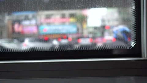 The view in the bus. Stock Footage 107434205