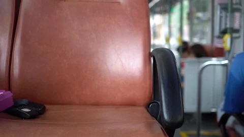 The view in the bus. Video stock 108224613