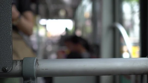 The view in the bus. Stock Footage 108983516