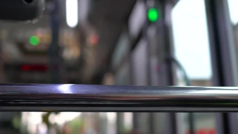 The view in the bus. Stock Footage 108989050