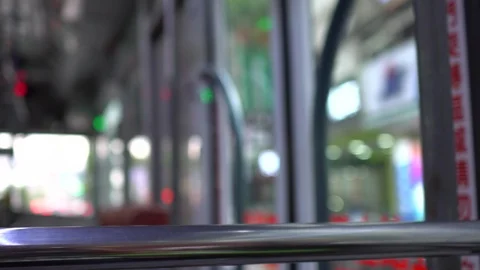 The view in the bus. Stock Footage 108989061