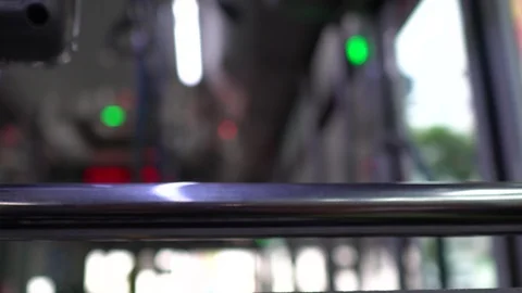 The view in the bus. Stock Footage 108989341