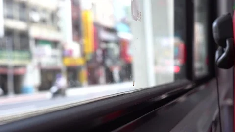 The view in the bus. Stock Footage 112294030