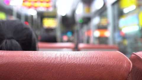 The view in the bus. Stock Footage 112296562
