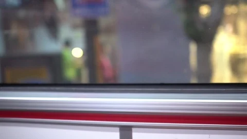 The view in the bus. Stock Footage 112296721