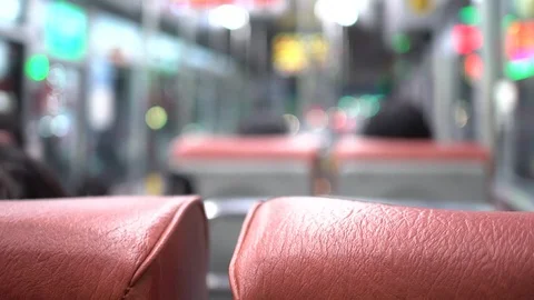 The view in the bus. Stock Footage 112298058
