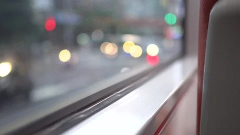 The view in the bus. Stock Footage 112298797