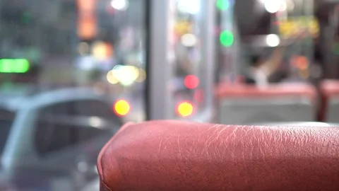 The view in the bus. Video stock 112299300