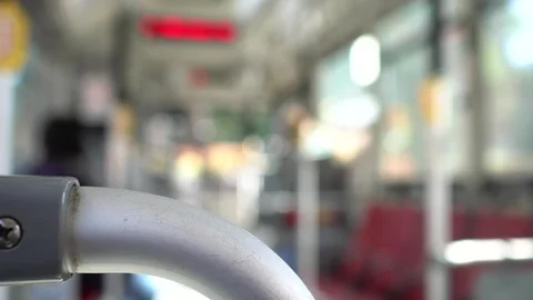 The view in the bus. Stock Footage 119874426