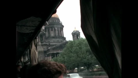 View from Bus Window Stock Footage 278399437