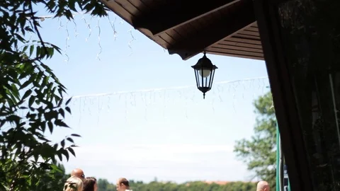 View on busy citizens walking down the quay. Cityscape, summertime, being in a Video stock 99602980