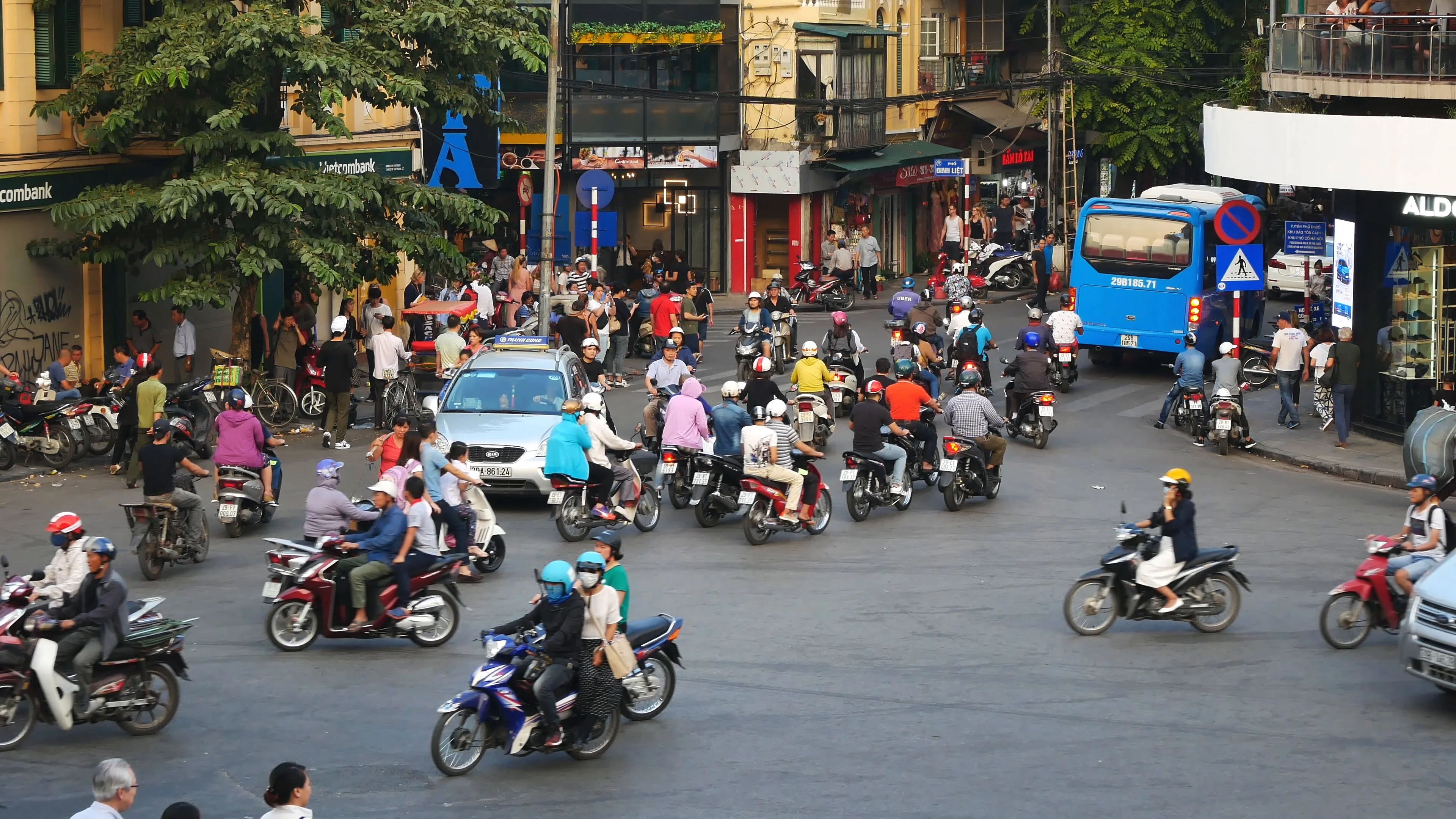 The extreme sport of crossing the road in Ho Chi Minh City