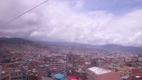 View from cable car Stock Footage 87038043