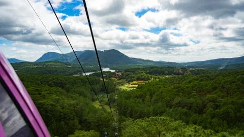 View from the Cable Car at Robin Hill, Stock Photos