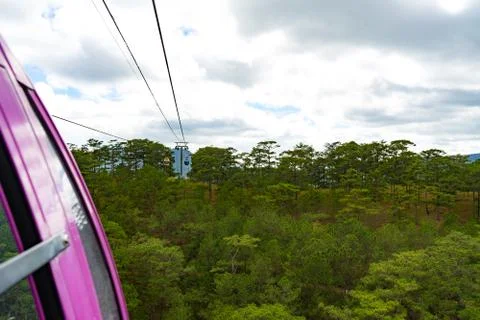 View from the Cable Car at Robin Hill, Stock Photos