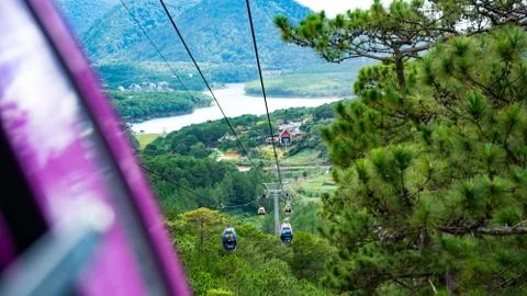 View from the Cable Car at Robin Hill, Stock Photos