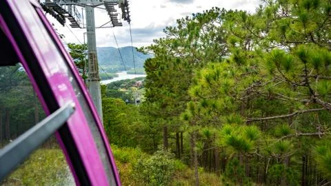 View from the Cable Car at Robin Hill, Stock Photos