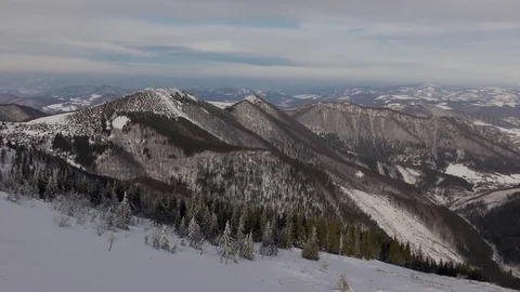 View from the Cable car Vratna - Chleb. 動画素材 85062607