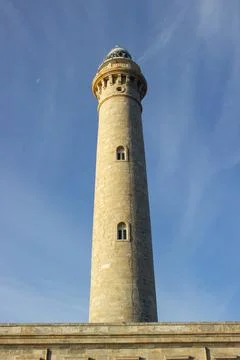 View of Cabo de Palos lighthouse near Mar Menor Spain Stock Photos