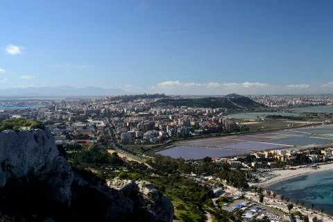 View of Cagliari Stock Photos