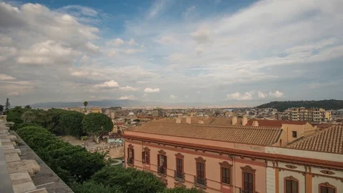 View of Cagliari In Sardinia Stock Footage 81107842