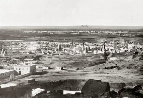 A view of Cairo, Egypt c. 1920. From The Wonders of the World, published c.1 Foto stock