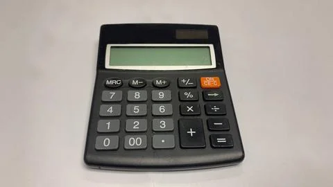 View Calculator and binary code 写真素材