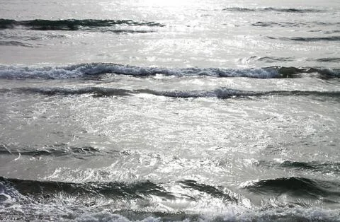 View of calm waves Stock Photos